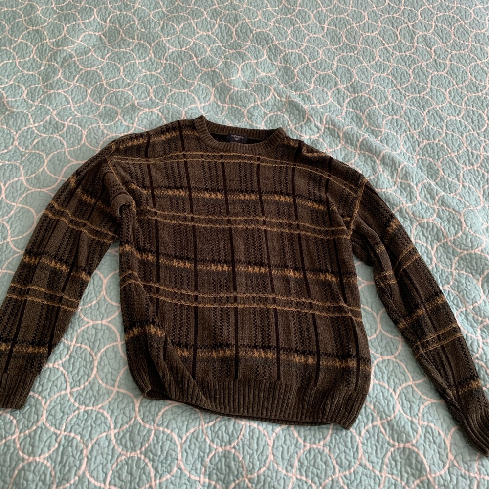 Soft Green Grandpa Sweater